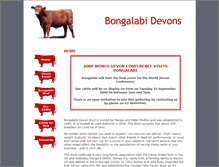 Tablet Screenshot of bongalabidevons.com.au